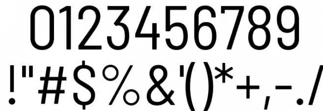 Barlow Semi Condensed Regular Font OTHER CHARS