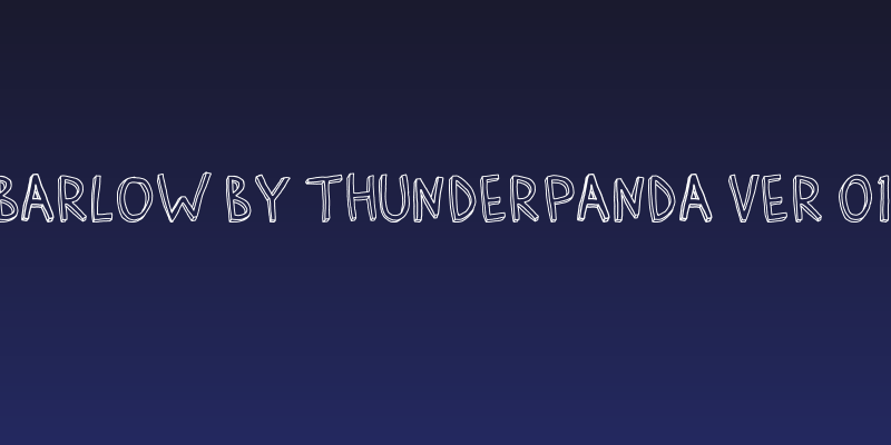 Barlow by Thunderpanda ver 01 Social Header