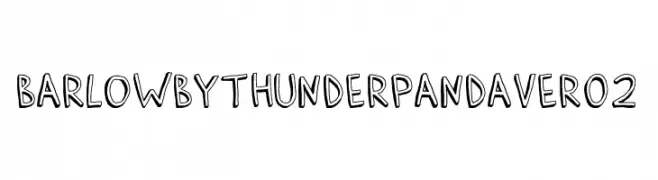 Barlow by Thunderpanda ver 02  Frei Schriftart Herunterladen