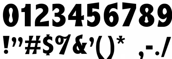 Barn Dress Font OTHER CHARS