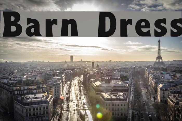 Barn Dress Example 3