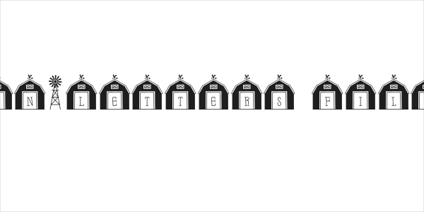 Barn-Letters Filled Logo