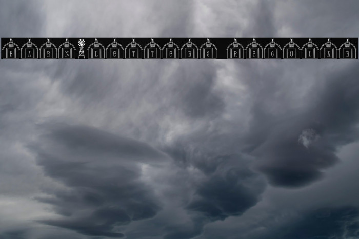 Barn-Letters Regular Example 1