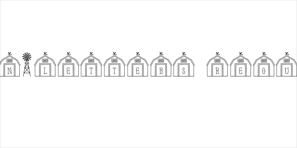 Barn-Letters Regular Logo