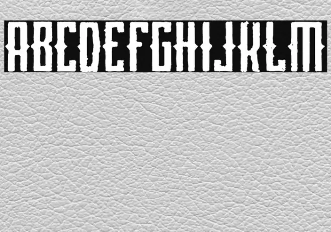 Barna Hardcore Font examples