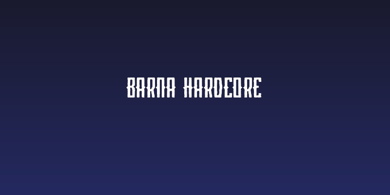 Barna Hardcore Social Header
