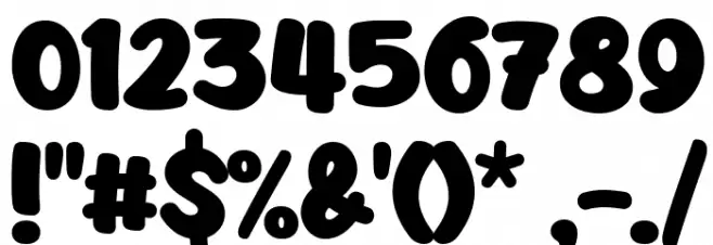 Barnacle Boy Font OTHER CHARS