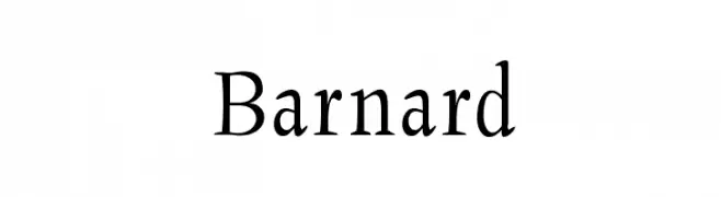 Barnard  नि: शुल्क फ़ॉन्ट्स डाउनलोड