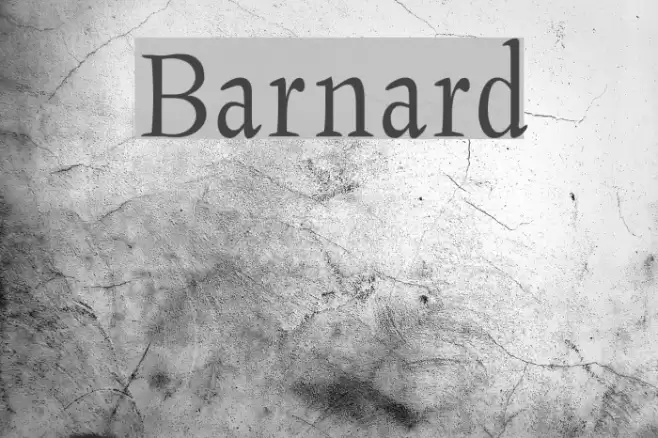 Barnard  examples
