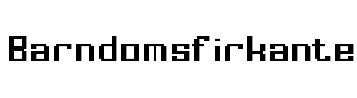 Barndomsfirkante Fonte