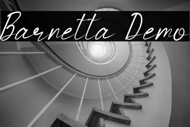 Barnetta Demo Font examples