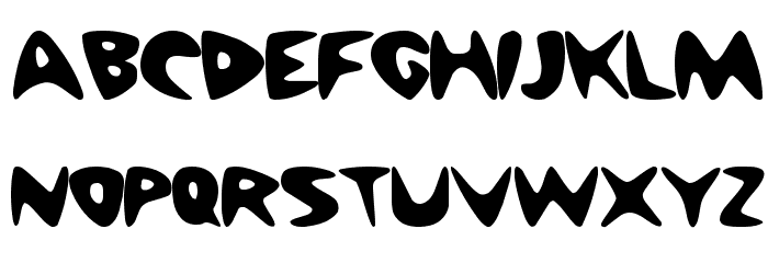 Barney Regular ttnorm Font LOWERCASE