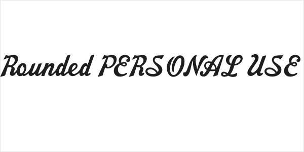 Barney Rounded PERSONAL USE Regular Logo