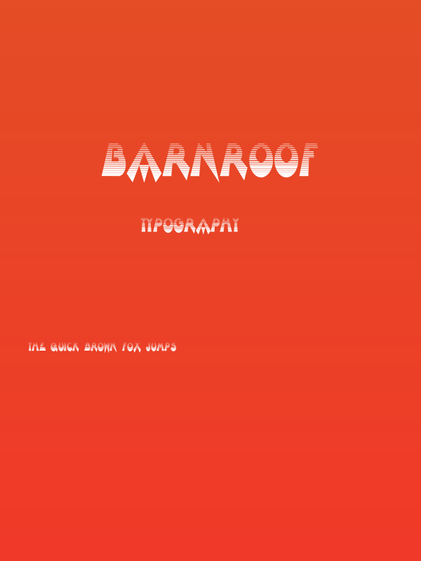 Barnroof Poster