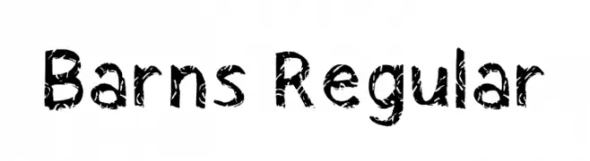 Barns Regular  Frei Schriftart Herunterladen