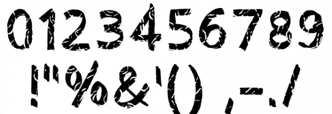 Barns Regular Font OTHER CHARS