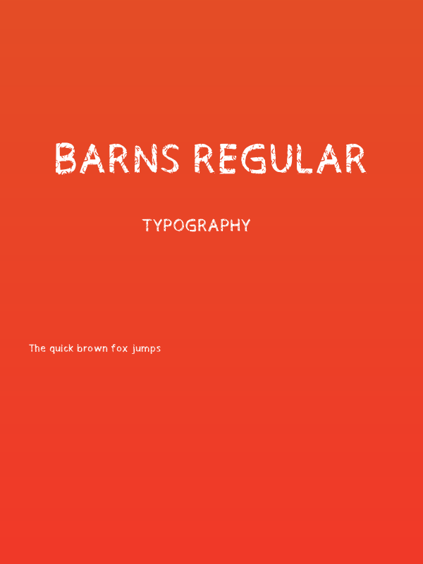 Barns Regular Poster
