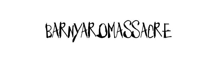 BarnyardMassacre Font