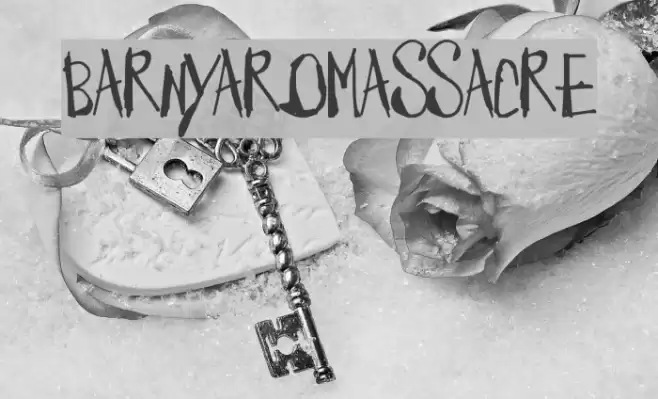 BarnyardMassacre Font examples