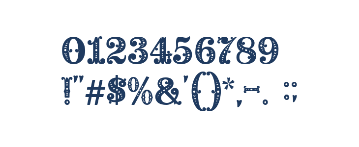 Barocco Floral Initial Other Characters