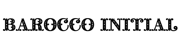 Barocco Initial Font