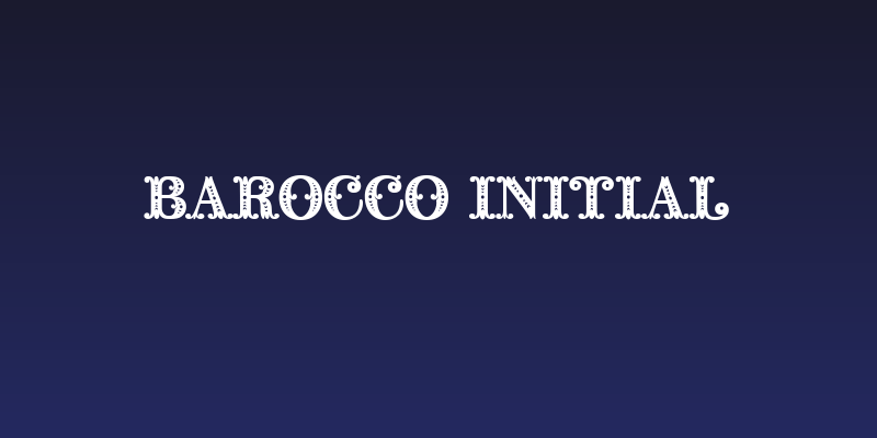 Barocco Initial Social Header