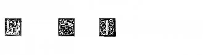 Barock Initialen  Frei Schriftart Herunterladen