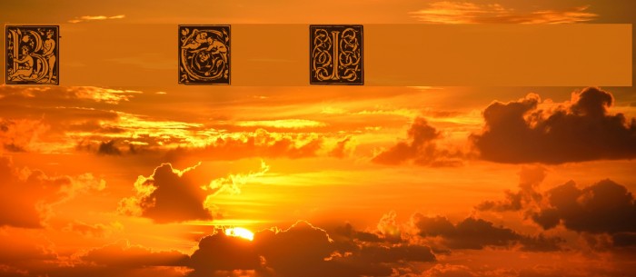 Barock Initialen Fonte examples