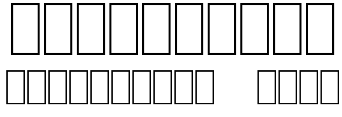 Barock Font OTHER CHARS