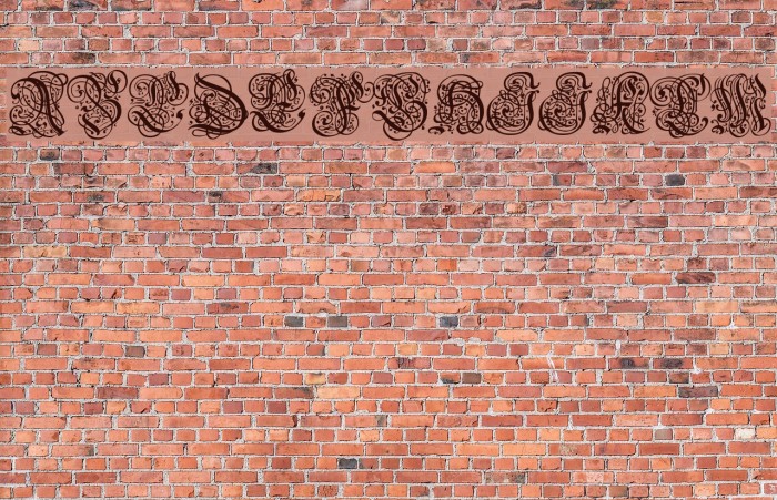 Barock Font examples