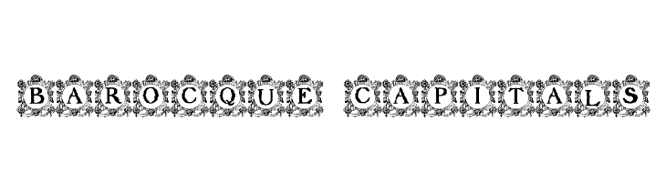 Barocque Capitals  font caratteri gratis