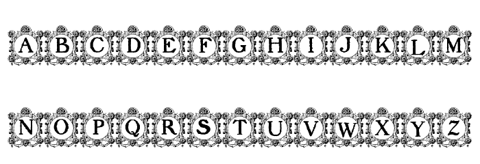 Barocque Capitals Font LOWERCASE