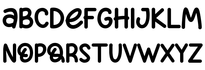 Barog Font LOWERCASE