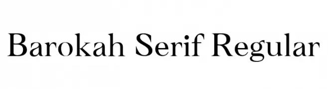 Barokah Serif Regular  Descarca Fonturi Gratis