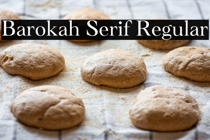Barokah Serif Regular Example 3