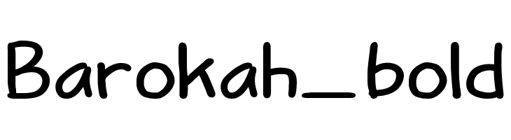 Barokah_bold Font