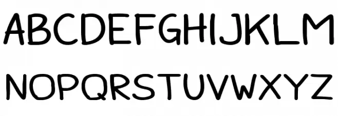 Barokah_bold Font UPPERCASE