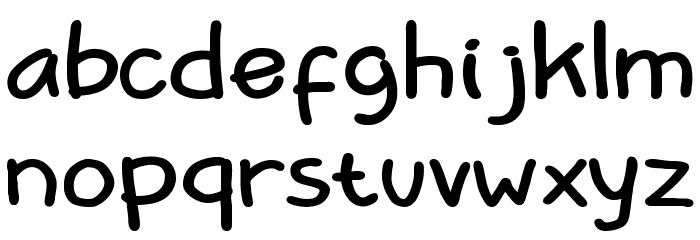 Barokah_bold Font LOWERCASE