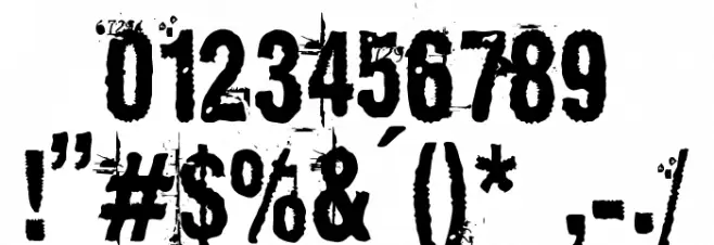 Baron Kuffner Regular Font OTHER CHARS