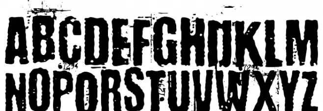 Baron Kuffner Regular Schriftart Groß