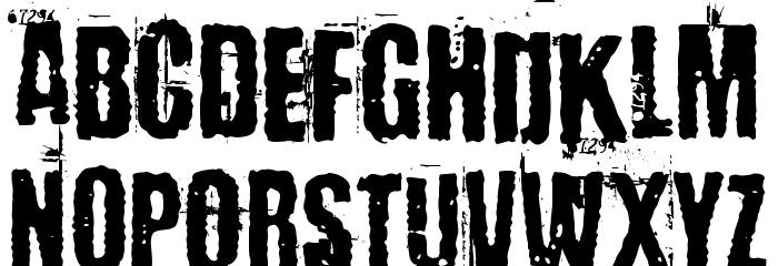 Baron Kuffner Regular Font LOWERCASE