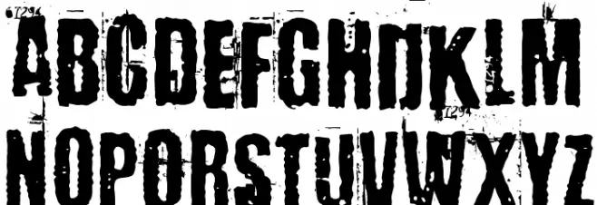 Baron Kuffner Font LOWERCASE