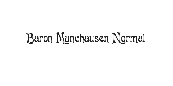Baron Munchausen Normal Logo
