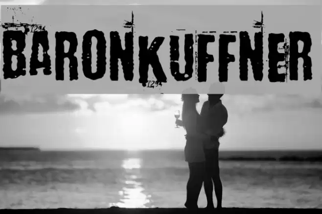 BaronKuffner Font examples