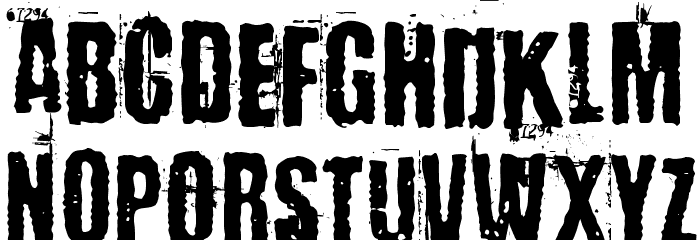 BaronKuffner Font LOWERCASE