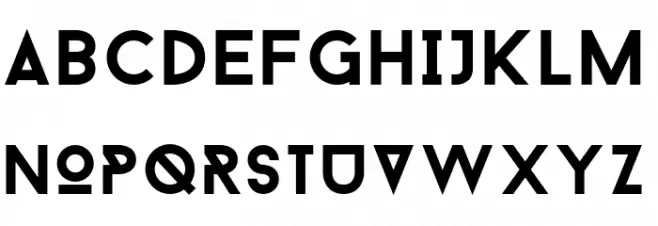 BaronNeue-Bold Schriftart Groß