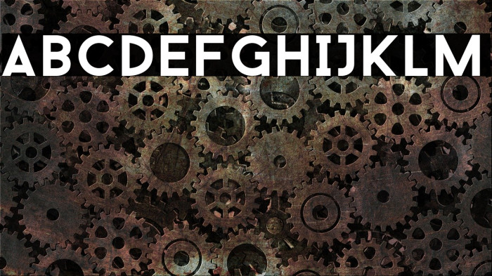 BaronNeue-Bold Font examples