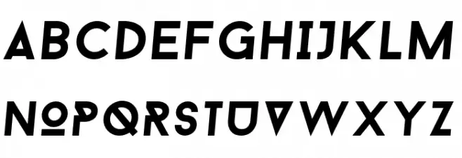 BaronNeue-Bolditalic Schriftart Groß