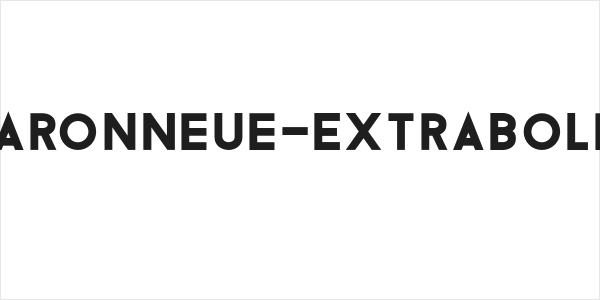 BaronNeue-ExtraBold Logo