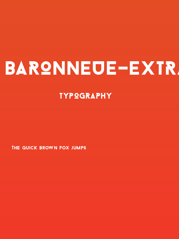 BaronNeue-ExtraBold Poster